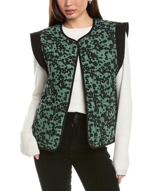 CROSBY BY MOLLIE BURCH Viv Reversible Vest - Green