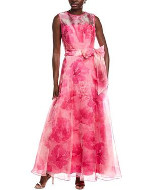 Eliza J Sleeveless Solid Maxi Dress - Pink