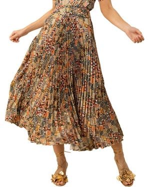 Hale Bob Aurelia Skirt - Brown