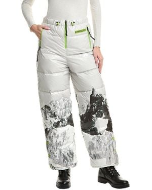 Khrisjoy Ski Mountain Monte Puffer Down Pant - Grey