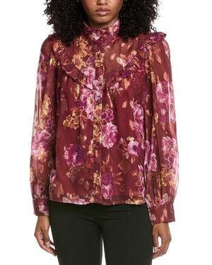 Fate Floral Blouse - Red