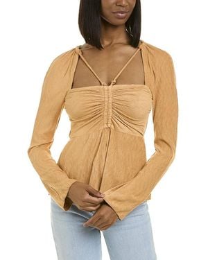 Jonathan Simkhai Alanna Top - Brown