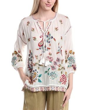 Johnny Was Kendra Blouse - Grey