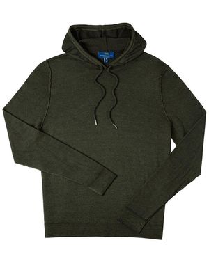Robert Talbott Conway Garment-Dyed Wool Hoodie - Green