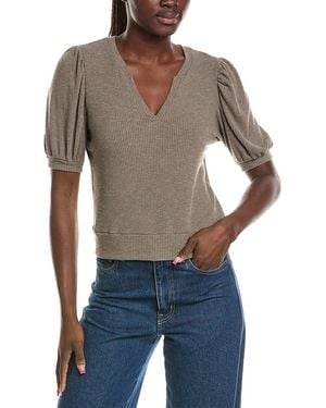 Michael Stars Quinn Semi Fitted Top - Blue