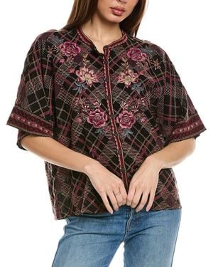Johnny Was Roylane Blouse - Brown
