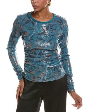 Diane von Furstenberg Marlene Sequin Top - Blue
