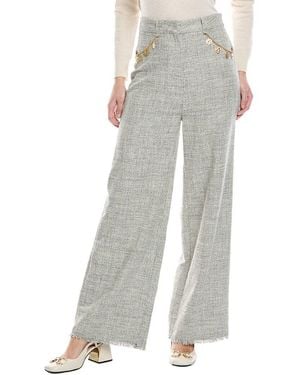 Nanushka Alandra Wide Leg Trouser - Gray