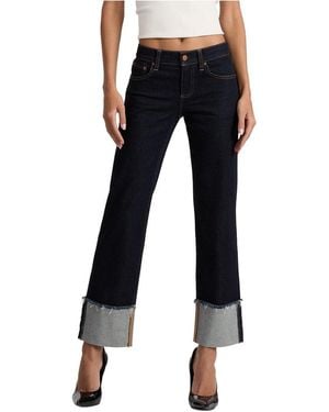 Alice + Olivia Abilene Ultra Low-Rise Skinny Jean - Black