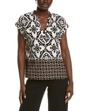Vince Camuto Printed Blouse - Black