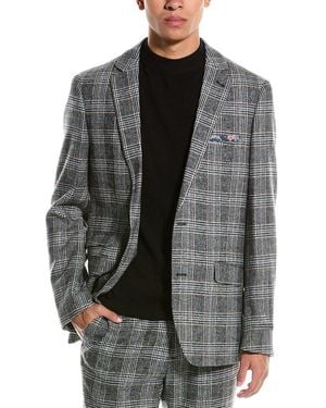 Paisley & Gray Dover Slim Fit Wool-Blend Jacket - Grey