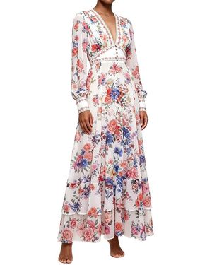 Linda Charm Maxi Dress - White