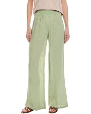 Michael Stars Susie High-Rise Wide Leg Pant - Green
