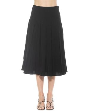 Alexia Admor Shilo Pleated Skirt - Black