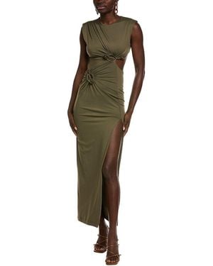 Bardot Felix High-Neck Maxi Dress - Green