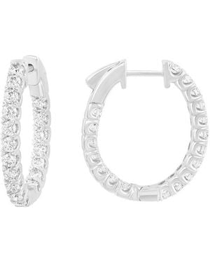 Effy Fine Jewelry 14K 1.95 Ct. Tw. Lab-Grown Diamond Earrings - White