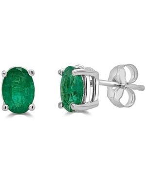 Sabrina Designs 14K 0.81 Ct. Tw. Emerald Studs - Green