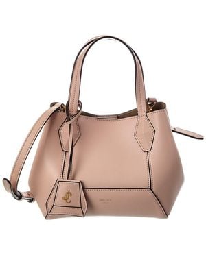 Jimmy Choo Diamond Small Leather Tote - Pink