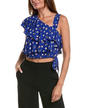 Diane von Furstenberg Chase Top - Blue