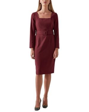 LK Bennett Carrington Dress - Red