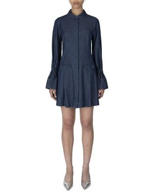 10 Crosby Derek Lam Danielle Shirtdress - Blue