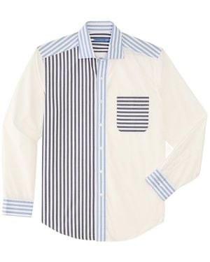 J.McLaughlin Gramercy Woven Shirt - White
