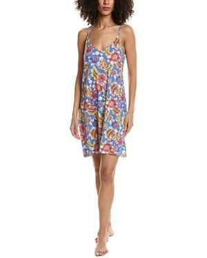 Johnny Was The Brigette Cami Sleep Dress - Blue