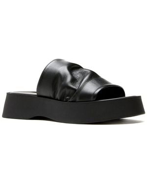 La Canadienne Vidal Leather Sandal - Black