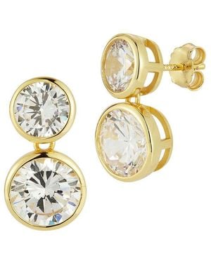 Sphera Milano 14K Plated Cz Earrings - Metallic