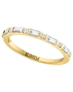 Effy Fine Jewelry 14K 0.35 Ct. Tw. Diamond Ring - Metallic