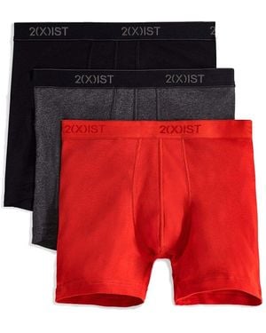 2xist 2(X)Ist 3Pk 6" Boxer Brief - Red