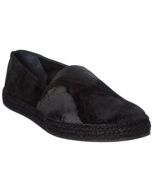 RTA Ambroos Suede Espadrille - Black