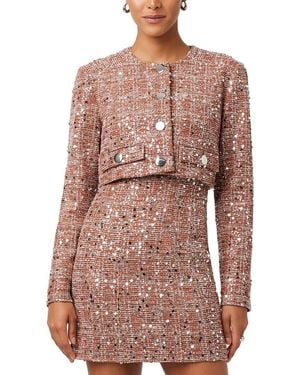 Toccin Lainey Cropped Jacket - Pink