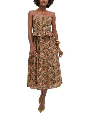 Hyacinth House Maeve Midi Dress - Brown