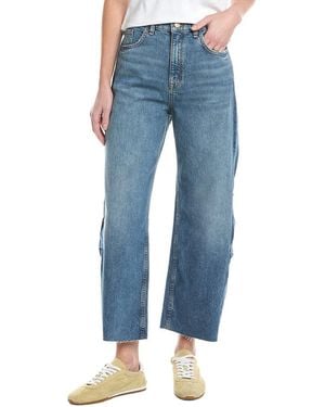 Triarchy Walker Mid-Rise Constructed Shadow Jean - Blue