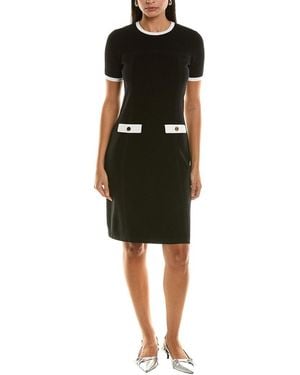 St. John Lightweight Sheath Dress - Black