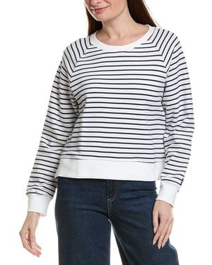 Tommy Bahama Marina Del Mar Stripe Crewneck Sweatshirt - Grey