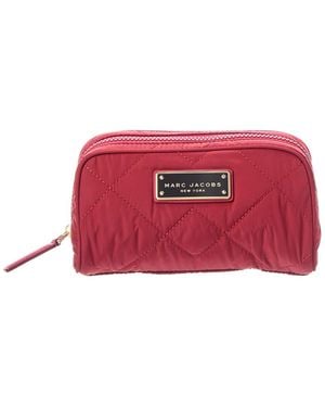Marc Jacobs Quilted Slgs Cosmetic Case - Red