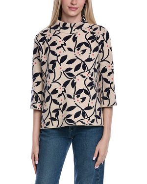 Fate Mock Neck Jumper - Blue