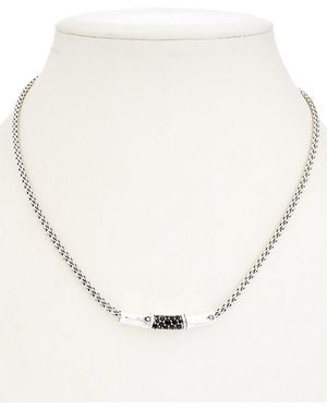 John Hardy Bamboo Sapphire Lava Slider Pendant Necklace - Natural