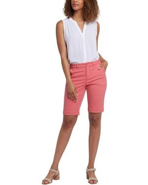 NYDJ Bermuda Spiced Coral Short - Red