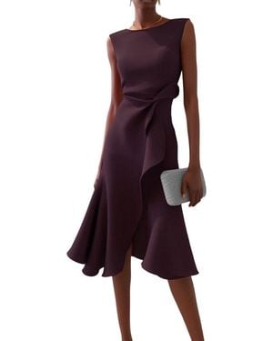 Kira Mone Sleeveless Midi Dress - Purple
