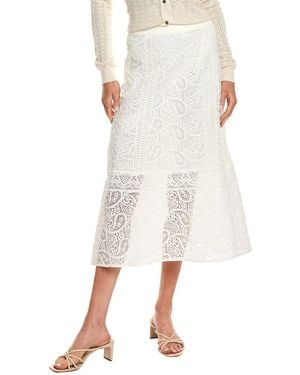 Ba&sh Midi Skirt - White