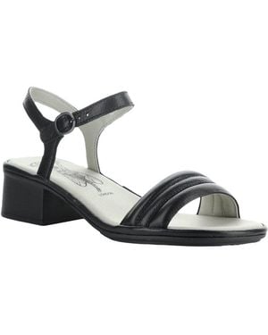 Fly London Eiva Leather Sandal - Metallic