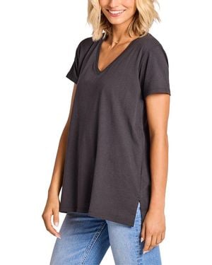 Life Is Good. Crusher Lite V-Neck Tunic - Gray
