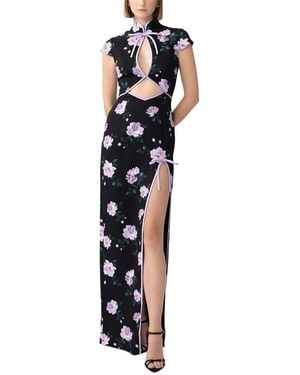 SAU LEE Beatrix Dress - Blue