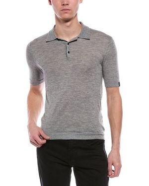 Rag & Bone Lightweight Downing Polo Shirt - Grey