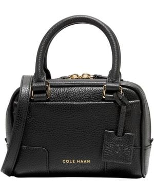 Cole Haan Beverly Mini Leather Satchel - Black