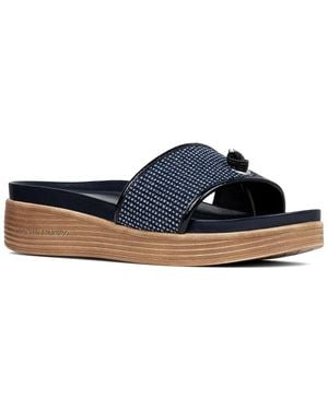 Donald J Pliner Farrah Leather Sandal - Blue