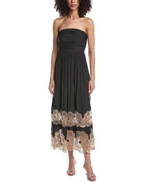 Ramy Brook Milani Midi Dress - Black